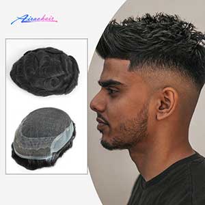 OCT Swiss Lace Human Hair Men Toupee